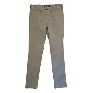 Express Men's Chino Pants Gray Skinny Stretch 365 Comfort Pockets Size 29 x 32